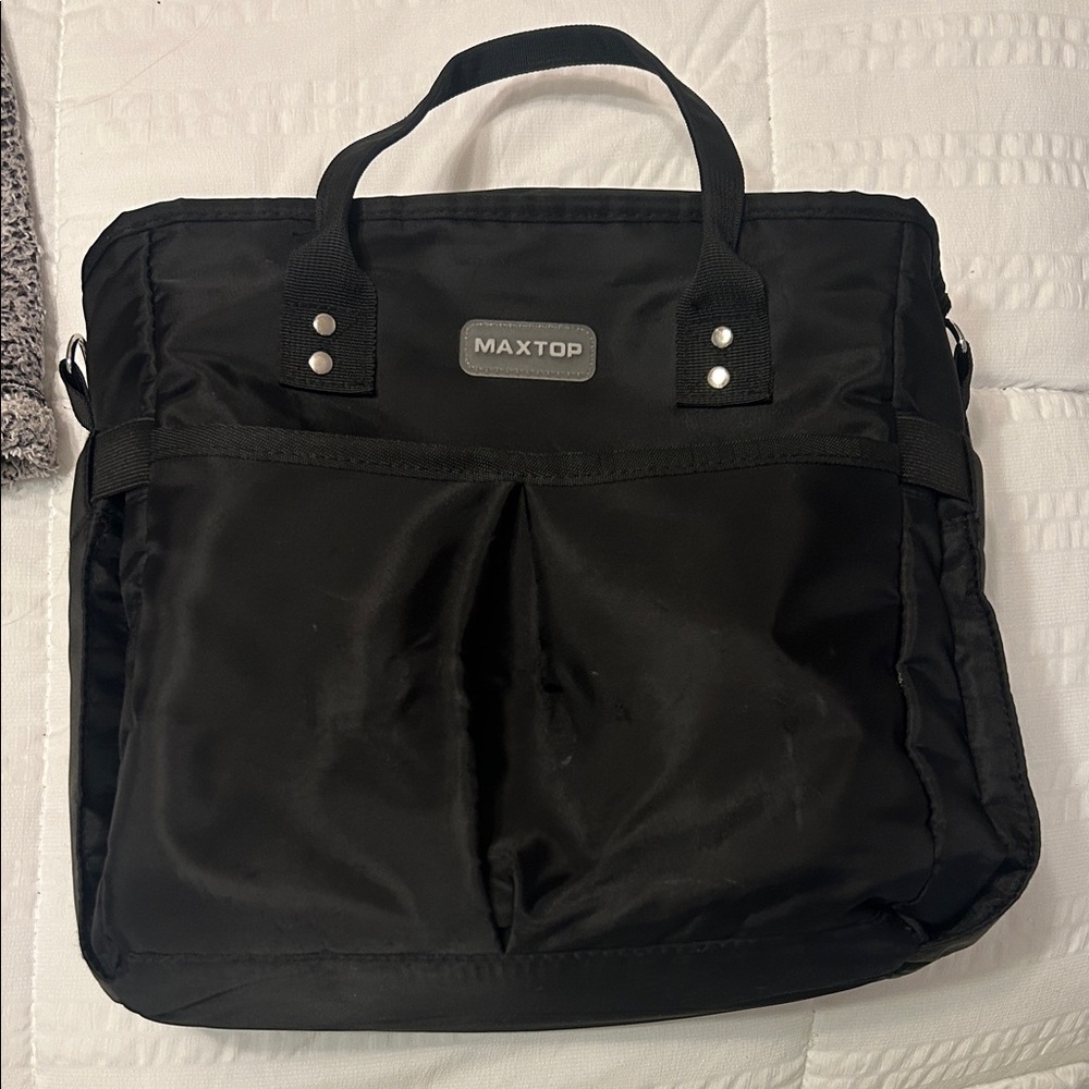 Black lunch tote